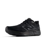 New Balance Men's Fresh Foam 680 V8 Running Shoe, Black/Phantom/Black Metallic, 9.5 XW