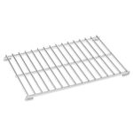 Weber Roasting Rack - Large | fits Weber Q200/2000 & Q300/3000 Series Barbeques | BBQ Grill Roaster, Q Rack Top Tray | Premium Quality Reusable BBQ Accessories for Outdoor Cooking - Silver (6564)