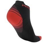 Physix Gear Plantar Fasciitis Compression Socks for Women & Men, Ankle Compression Socks, Arch Support Socks, Compression Foot Socks, Running Compression Socks, Travel Socks, Socks, Black/Red, S/M