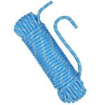 NorthPada 10 mm 10 Meter Rope Climbing Rope Marine Rope Anchor Rope Boat Rope Rappelling Rope Float Rope Tree Swing Rope Sail Rope Static Rope Blue