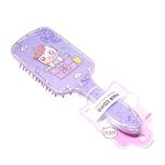 THE LITTLE LOOKERS Kids Hair Brush, Compatible for Wet and Dry Hair, Best for Detangling Hair | Stylish Comb for Babies/Children/Kids - Print May Very(Purple, Pack of 1)