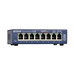 NETGEAR 8-Port Gigabit Ethernet Unmanaged Switch (GS108) - Desktop, and ProSAFE Lifetime Protection