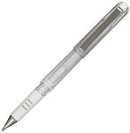 Pentel 1.0mm Tip Hybrid Gel Grip Dx Ultra Smooth Pigment Ink Pen with Chunky Barrel - White