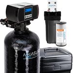 Aquasure Harmony Series 48,000 Grain Water Softener with Fine Mesh Resin For Iron Removal and Pleated Sediment Pre-filter (48,000 Grain)