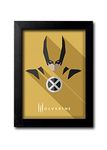 Blue Nexus X Men Wolverine Logan Art Wall Poster with Wall Frame Wall Stickers Room Art Poster Painting (Get 25% Off on Buying More Than 1 Any Products:Check Offer Section)_BNWPC385