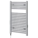 Newark Chrome Electric Towel Radiator Towel Warmer Radiator Rail Bathroom Heated Towel Ladder Rail 770 x 500