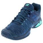 Babolat Propulse Blast All Court Tennis Shoes Dark Blue Viridian, M US Men, Blue, 7.5