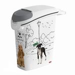 CURVER PetLife 10kg Dog Food Storage Container Pet Food Box Lid with Flap