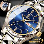 Waterproof Men Watch Stainless Steel Quartz Luminous Classic Business Wristwatch