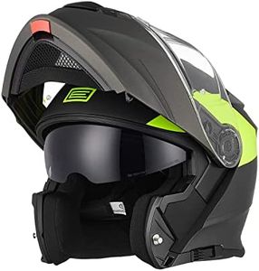 ORIGINE Casco Integral Modular para Motocicleta Flip up Dual Visor Homologado ECE