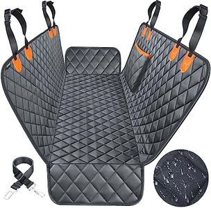 URPOWER Pet Seat Cover Car Seat Cover for Pets - Scratch Proof & Nonslip Backing & Hammock, Quilted, Padded, Durable and Machine Washable Pet Seat Covers for Cars Trucks and SUVs