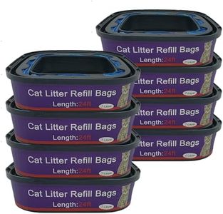 8 Pack Cat Litter Refill Bags Cartridge Compatible with Genie Cat Litter Standard and Plus Pails