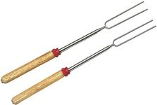 Telescoping Marshmallow Roasting Sticks - 2 Pack Smores Skewers for Campfire, Fire Pit, and Hot Dog Roasting…