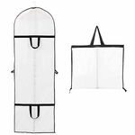 Niviy Dress Bags Covers Long, Hanging Garment Bag Dustproof Dress Bags Moth Proof Coat Bags with Zip PEVA Waterproof Anti-mite Breathable Suit Bag 1pcs 60 * 180cm