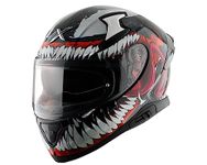 Axor Apex Marvel Venom Motorbike Helmet Black Red-M