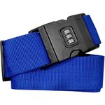 Okayji 2 Meter Adjustable Packing Band Belt Strap with Password Lock for Luggage Baggage (Blue)