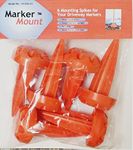 Rebound Driveway Marker 14-001-06 Marker Mount Driveway Stake, 6-Pack