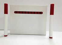 24 Red Jumbo Bingo Markers in White Box Bullet Tip Not Dabber