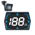 2024 New Universal Car HUD GPS Speedometer Car Heads-up Display Plug and Play with USB Connection,Displays MPH, Comes with Compass Over Speed Alert HD Display Speedometer for All Vehicles