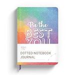 Rileys & Co Dotted Journal Notebook, Dot Grid Hardcover Notebook, Thick Paper Journal, Motivational Journal, 8x6 inches, For Notes - (Be the Best You)