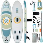 Niphean Inflatable Paddle Board with Stable Wing and Durable SUP Accessories, 10’ Inflatable Stand up Paddle Boards for Adults & Youth, Versatile Yoga Paddle Board