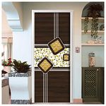 BP Design Solution Divyanka Vinyl Door Sticker Wallpaper for Door, Almirah, Table, Ac, Fridge 36x 78 inch