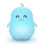 Mindfulness 'Breathing Penguin' | 4-7-8 Guided Visual Meditation Breathing Light | 3 in 1 Device with Night Light & Noise Machine for ADHD Anxiety Stress Relief Sleep - Gift for Kids Adult Women Men