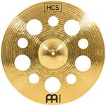 Meinl Cymbals HCS 18” Trash Crash Cymbal with Holes for Drum Set — Made in Germany — Traditional Medium Brass, 2-Year Warranty (HCS18TRC)