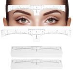 Disposable Eyebrow Ruler - Eyebrow Shaping Microblading Supplies - Adhesive Eyebrow Mapping Kit - Accurate Eyebrow Measuring Tool for Perfect Brows - Brow Mapping Tool by Existing Beauty 100 Count