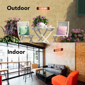 Devola Infrared Patio Heater 1200W – Outdoor Electric Heating