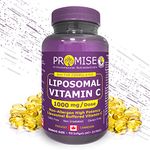 Promise Liposomal Vitamin C 1000 mg - 90 Soft Gels - Superior Immunity Support & Collagen Production - Enhances Skin, Muscle & Joint Health - Canadian-Made for Antioxidant Protection & Radicals Defense