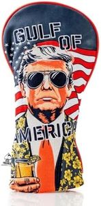 Trump - Gulf of America - Bold Driver Cover | Hand-Made Synthetic Leather | Fits All Modern Drivers | Pins & Aces