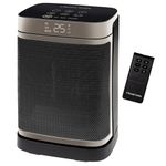 Russell Hobbs Space Heater in Black & Gold 1500W Portable Oscillating Ceramic Electric Heater, Low Energy Digital Display, 4 Modes, 24hr Auto Timer, Overheat Protection, RHCH2001G