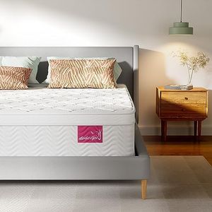 dosleeps 10.2 Inch Double Mattress 9-Zone Pocket Sprung Mattress with Memory Foam and 3D Fabric - Orthopaedic Mattress (4FT6(135 x 190 x 26cm)) …
