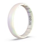 Enso Rings Thin Legend Silicone Ring - Made in The USA - Ultra Comfortable, Breathable and Safe - Award Winning Customer Service (Unicorn, 8)