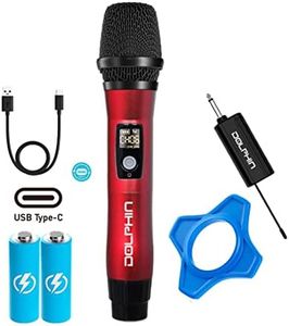 Dolphin 2023 New MCX11 UHF Wireless Microphone - USB-C Rechargeable, 50 Channels, Anti-Interference Technology