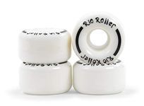 Rio Roller Coaster Wheels, White, Pkg of 4, Small