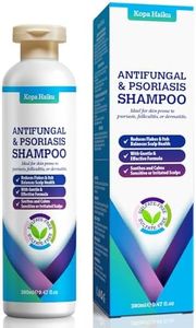 Seborrheic Dermatitis & Psoriasis Scalp Shampoo: Folliculitis Shampoo, Anti-Dandruff Shampoo for Itchy, Redness-Prone Scalp, with Salicylic Acid, Sulfate-Free