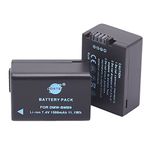 DSTE® 2pcs DMW-BMB9E Rechargeable Li-ion Battery for Panasonic DMW-BMB9, DMW-BMB9PP and Lumix DMC-FZ40, DMC-FZ45, DMC-FZ47, DMC-FZ48, DMC-FZ60, DMC-FZ62, DMC-FZ70, DMC-FZ72, DMC-FZ100, DMC-FZ150 Digital Cameras