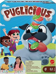 MATTEL Puglicious Kids Game, Dog Treat-Stacking Challenge with Hungry Puppy, Kids 5 Years & Older [Amazon Exclusive]