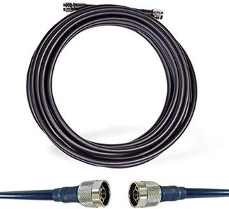 30ft RSRF RS400 Custom-Cut N-Male Coaxial Cable for Ham Radio, WiFi, and Cell Phone Signal Boosters (30 Feet)