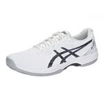 ASICS Men's Gel-Game 9 Clay/OC Sneaker, White/Black, 9 UK