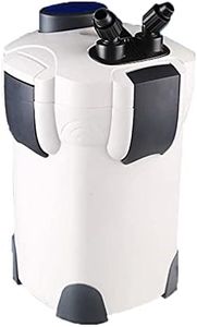 MARINE COLOR 3-Stage External Canister Filter with 9-Watt for Aquarium, 370 GPH