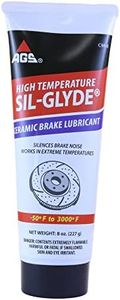 AGS Company Cerami-Glyde Silicone Brake Lubricant, Tube, 8 oz, High-Temperature Resilience, Safe for All Brake Assembly Parts, Advanced Formula for Noise Reduction