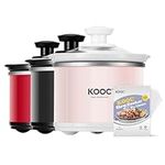KOOC Small Slow Cooker, 0.65-Quart,