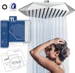 HOPOPRO NBC News Recommended Brand 11 Inch Rain Showerhead High Pressure Fixed Shower Head