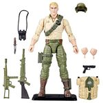 G.I. Joe Classified Series Retro Cardback Duke, Collectible 6-Inch Action Figure with 10 Accessories