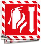 Fire Extinguisher Signs Stickers - 