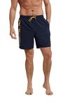 Animal Deep Dive Mens Recycled Boardshorts, Lightweight, Quick Dry & Mesh Lined Swim Trunks with Drawstring- Best for Summer, Surfing, Beach & Outdoors Navy