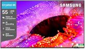Samsung 55 inches Crystal UHD 4K Samsung Vision AI Smart TV UA55UE85AHULXL